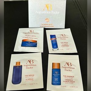 Augustinus Bader skincare sample set The Cream, Essence, Body Cream, Serum NEW